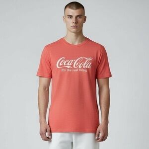 NWT Vintage Coca-Cola Graphic T-Shirt 2XL Red Logo Tee Unisex